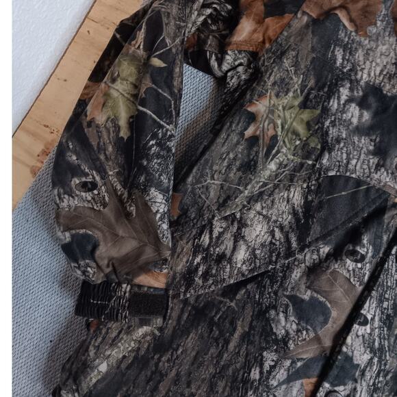 Cabela's Dry Plus Hunting Jacket M Regular Mossy Oak Tree Camo Hooded Outdoors - Picture 6 of 15